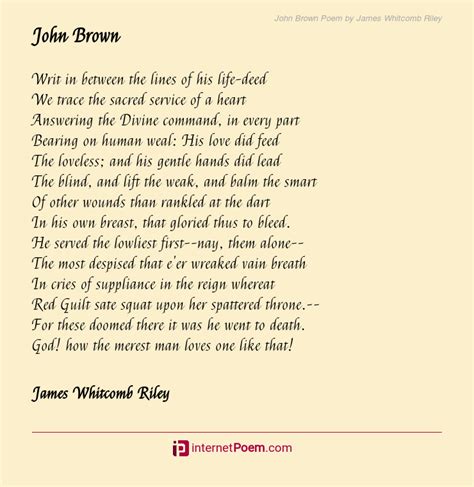 john brown poem summary|john brown poem text.